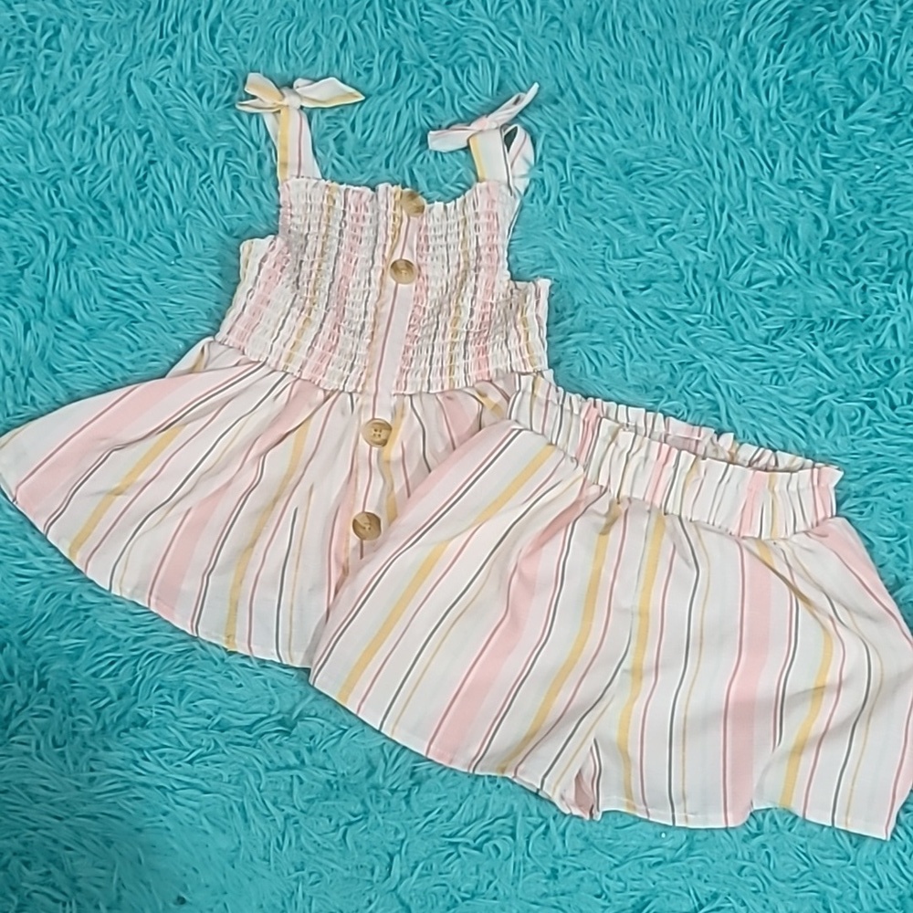 Girls Rule 2 Pc Short Set